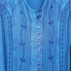 PAPA VANCOUVER Button Up Maxi Dress